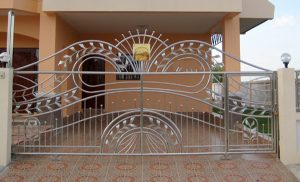 Mẫu cổng inox 2 cánh đẹp mới nhất hiện nay