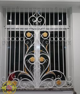 Mẫu cửa sổ hoa sắt mỹ thuật đẹp