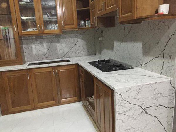 Báo giá thi công đá granite ốp mặt bếp đẹp.