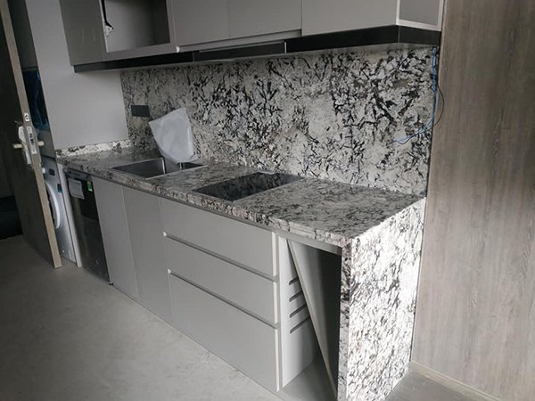 Báo giá thi công đá granite ốp mặt bếp đẹp