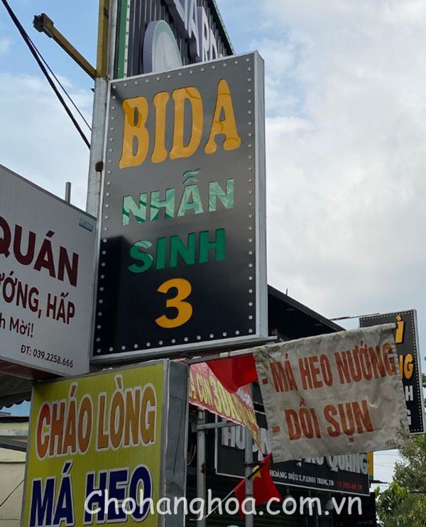 Xem Mẫu Bảng Hiệu Quảng Cáo Bida Đẹp - Nam Châm Thu Hút Cơ Thủ bang hieu quang cao bida 1