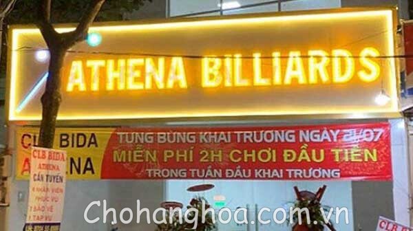 Xem Mẫu Bảng Hiệu Quảng Cáo Bida Đẹp - Nam Châm Thu Hút Cơ Thủ bang hieu quang cao bida 12