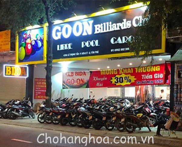 Xem Mẫu Bảng Hiệu Quảng Cáo Bida Đẹp - Nam Châm Thu Hút Cơ Thủ bang hieu quang cao bida 18
