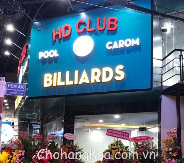 Xem Mẫu Bảng Hiệu Quảng Cáo Bida Đẹp - Nam Châm Thu Hút Cơ Thủ bang hieu quang cao bida 20
