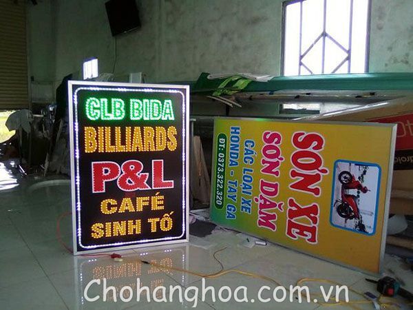 Xem Mẫu Bảng Hiệu Quảng Cáo Bida Đẹp - Nam Châm Thu Hút Cơ Thủ bang hieu quang cao bida 24