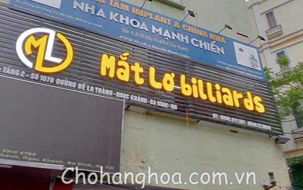 Xem Mẫu Bảng Hiệu Quảng Cáo Bida Đẹp - Nam Châm Thu Hút Cơ Thủ bang hieu quang cao bida 8