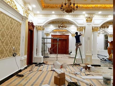 Tổng Hợp 45 Mẫu Trần Thạch Cao Phòng Khách Đẹp Không Thể Bỏ Qua xem dat vang cho tran thach cao